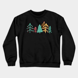 Bigfoot's Wintry Wonderland Crewneck Sweatshirt